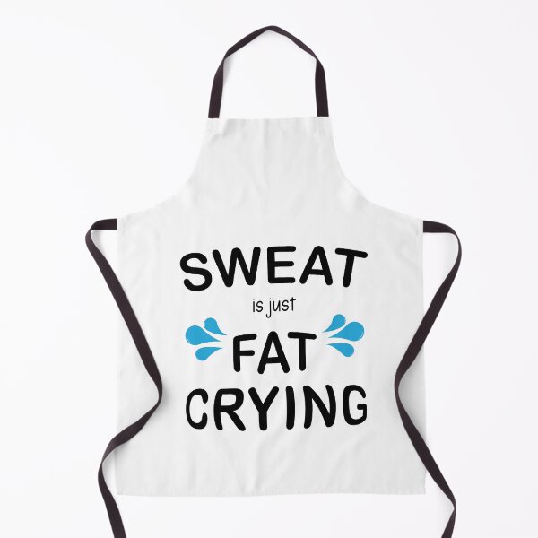 Item preview, Sweat Is Just Fat Crying Funny Workout Gym Sarcastic saying, Funny joke meme gift for your friend designed and sold by runouts.