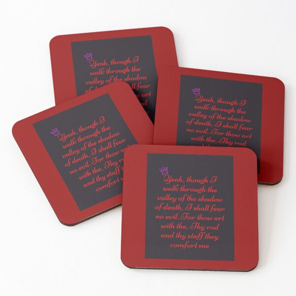 Item preview, Psalm 23... biblical quote designed and sold by Pugnaciousprint.