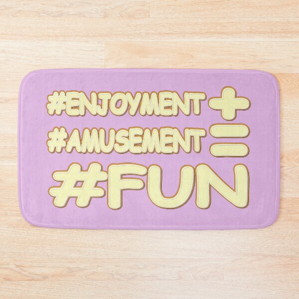 Item preview, "FUN EQUATION" Cute Design. Buy Now designed and sold by Health And Fitness Posts e-Store.