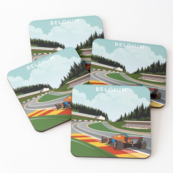 Item preview, Spa Belgium Formula One Design F1 Eau Rouge designed and sold by TheF1Syndicate.