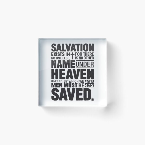 Item preview, Acts 4:12 Salvation designed and sold by plushism.