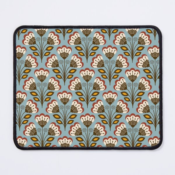 Item preview, Pattern 0730 - retro floral pattern designed and sold by RouCouCou.