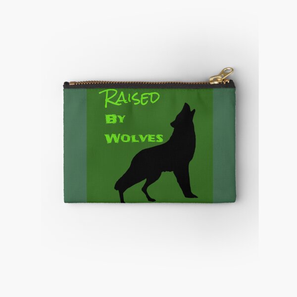Item preview, Raised by Wolves Graphic (Moss Green on Black)   designed and sold by GladBlackLamb.