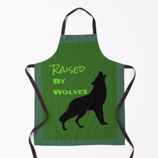 Item preview, Raised by Wolves Graphic (Moss Green on Black) designed and sold by GladBlackLamb.