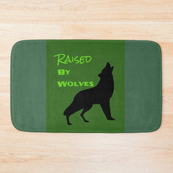 Item preview, Raised by Wolves Graphic (Moss Green on Black)   designed and sold by GladBlackLamb.