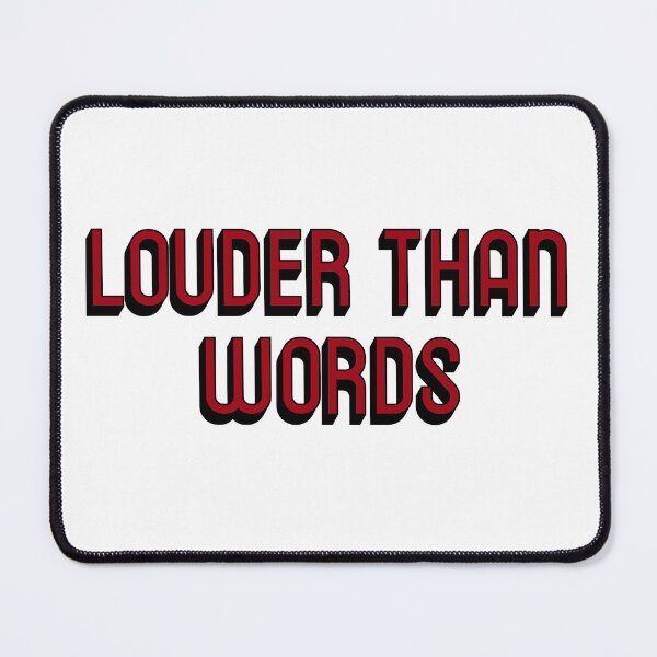 Item preview, louder than words tick tick boom lyrics  designed and sold by molscott.