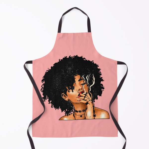 Item preview, Smoking Ebony Girl Chocolate Cocoa Caramel Honey Melanin Afro Art designed and sold by LYSandCo.