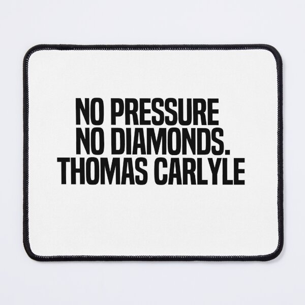 Item preview, No Pressure No Diamonds thomas carly designed and sold by melshirt-shop.