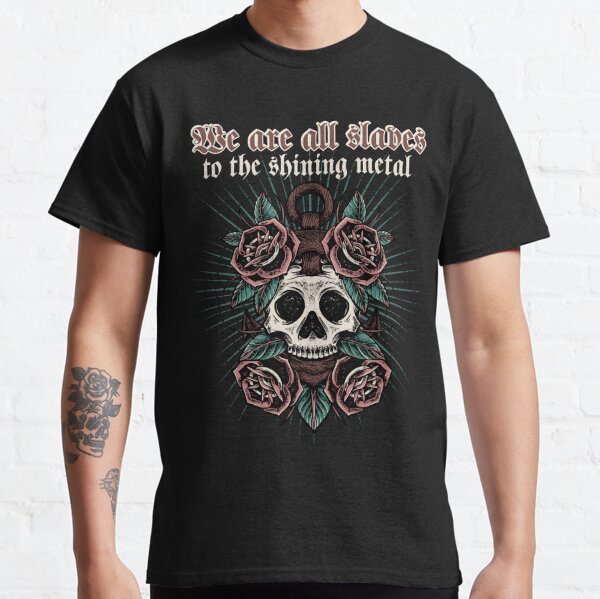 Dead Snow White Skull T Shirt Parody Dark Gothic Tee 100% Cotton Men's Black Tee 