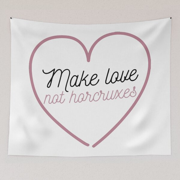 Item preview, Make Love, Not Horcruxes – Spread Magic, Not Darkness | Eyesasdaggers designed and sold by eyesasdaggers.
