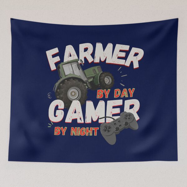 Item preview, Copie de Copie de Copie de Farmer By Day Gamer By Night designed and sold by ni3ma.