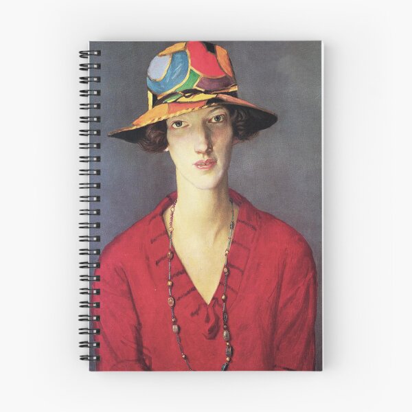 Artikelvorschau, Frau in einem bunten Hut von William Strang - Vintage Art entworfen und verkauft von RickE.