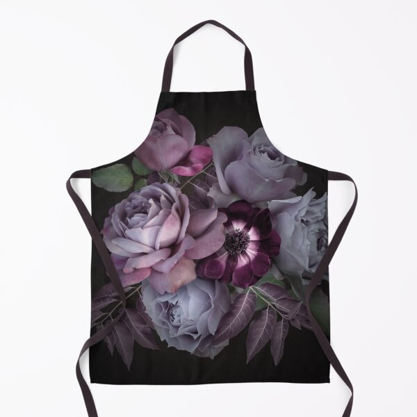 Artikelvorschau, Blumenstrauß aus lila Rosen und Anemone entworfen und verkauft von RinaMDesigns.