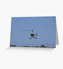 Helicopter Greeting Card