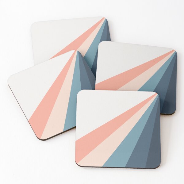 Item preview, Pink and blue diagonal retro stripes designed and sold by BattaAnastasia.