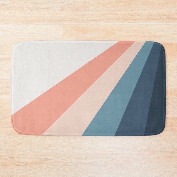Item preview, Pink and blue diagonal retro stripes designed and sold by BattaAnastasia.