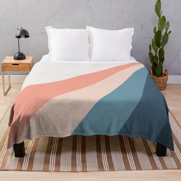 Item preview, Pink and blue diagonal retro stripes designed and sold by BattaAnastasia.