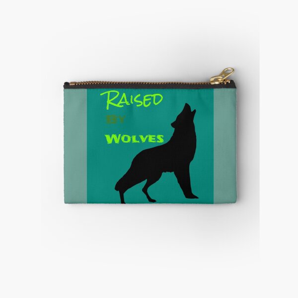 Item preview, Raised by Wolves Graphic (Teal Green on Black)   designed and sold by GladBlackLamb.