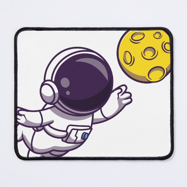 Item preview, Cute Astronaut Catching the Moon designed and sold by dhdesigns2021.