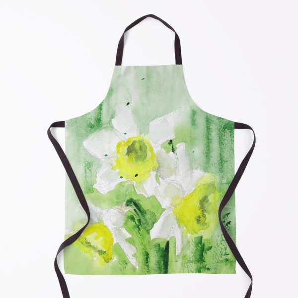 Item preview, Blooming Narcissus Flower Watercolor Print designed and sold by NatalyMak.