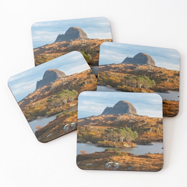 Item preview, Suilven in Autumn Loch Suardalain Scotland designed and sold by PhotosEcosse.