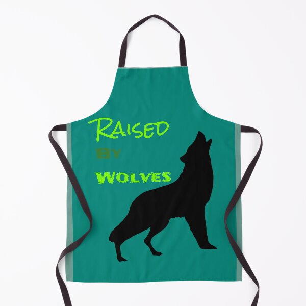 Item preview, Raised by Wolves Graphic (Teal Green on Black) designed and sold by GladBlackLamb.