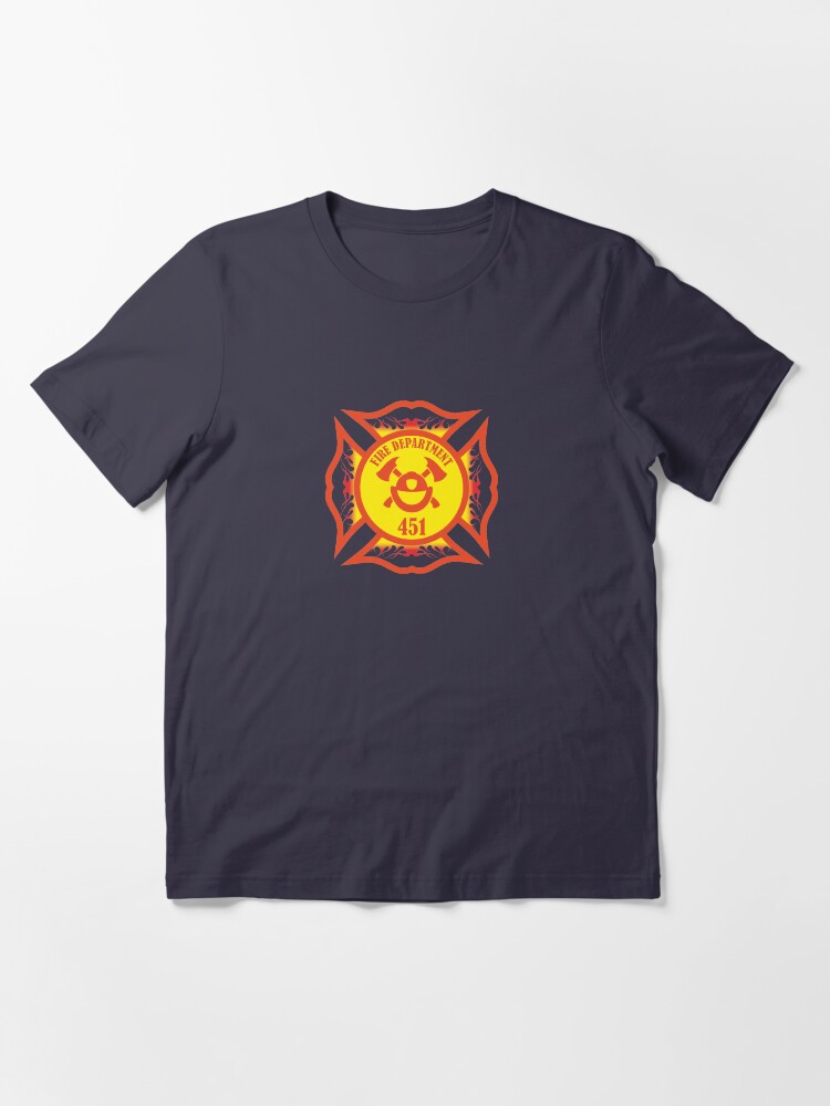 Alternate view of Fire Department 451 Essential T-Shirt