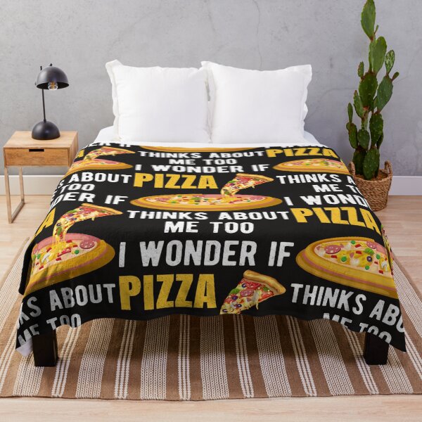 Item preview, I WONDER IF PIZZA THINK ABOUT ME TOO designed and sold by GamaArtDesign.
