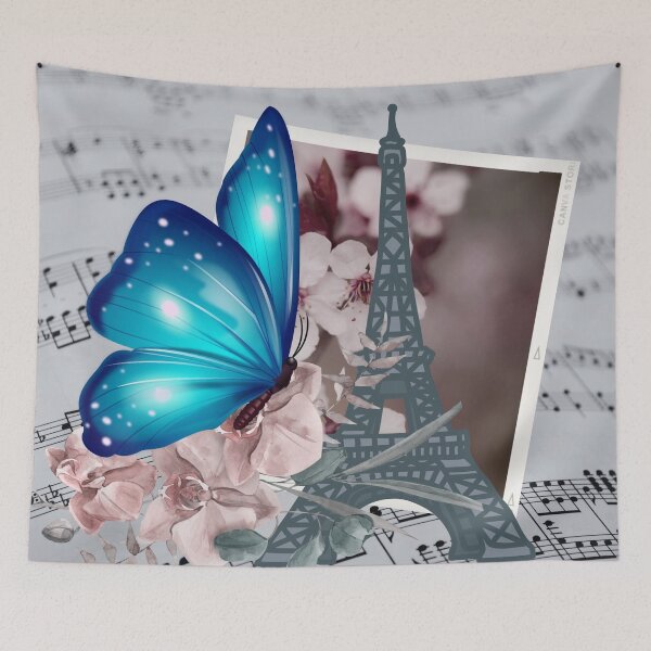 Item preview, Vintage Paris Eiffel Tower Pattern designed and sold by MoorCT522.