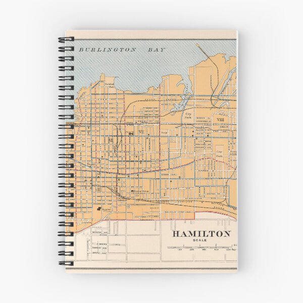 Item preview, 1915 Vintage Map of Hamilton, Ontario designed and sold by Gin  Neko.