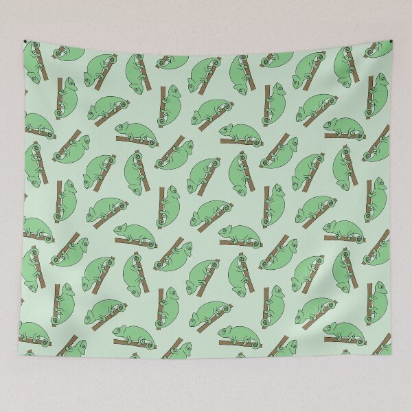 Item preview, Green Chameleon Pattern designed and sold by Milizabeth.