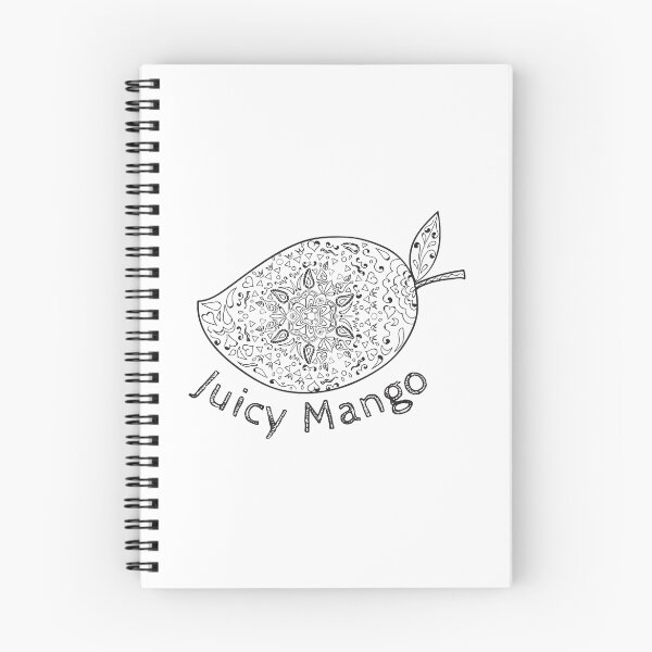 Item preview, Juicy Mango Black and White Mandala designed and sold by patrimonio.
