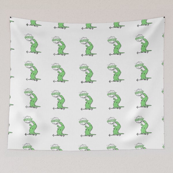 Item preview, TREX Deadlift Dinosaur Ouch Gym Humor designed and sold by RihabPrint.