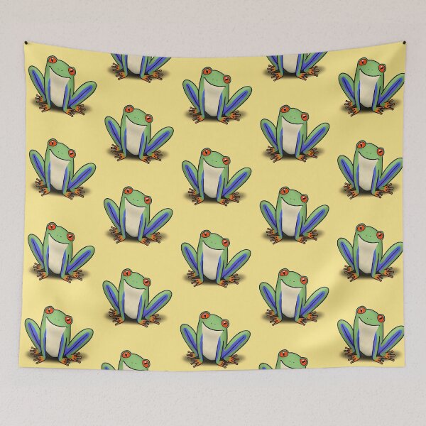 Item preview, Happy Smiling Tree Frog designed and sold by lexsutter.