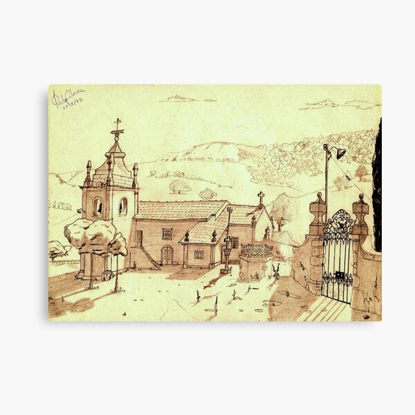 Rural Church, Portugal Canvas Print