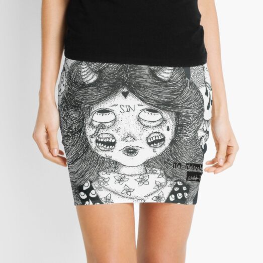 Dollskill cow clearance print skirt