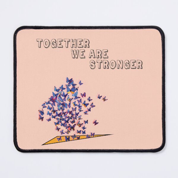 Item preview, Together we are stronger blue butterfly designed and sold by Atlantico54.
