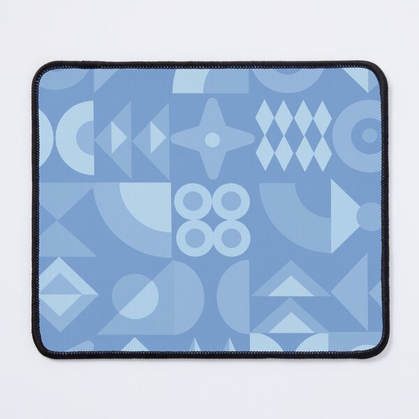 Item preview, Modern Shape Pattern - Neo Geo Design - Shapes - Blue Geometric Shapes designed and sold by CattlettArt.
