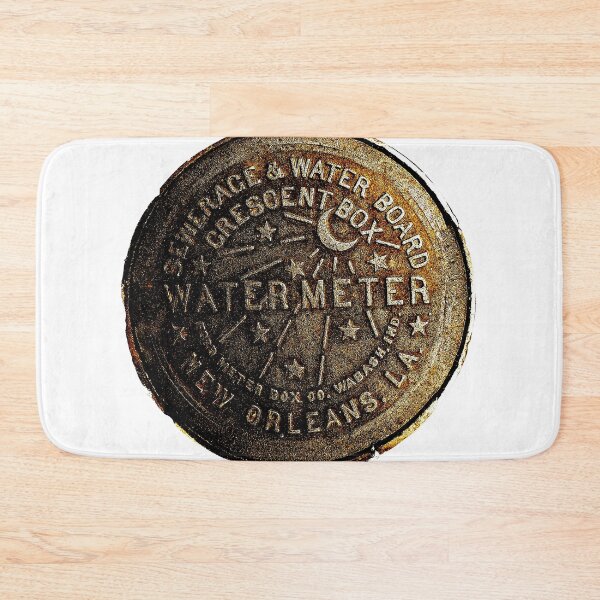 Item preview, New Orleans Water Meter Cover designed and sold by Steve Spencer.
