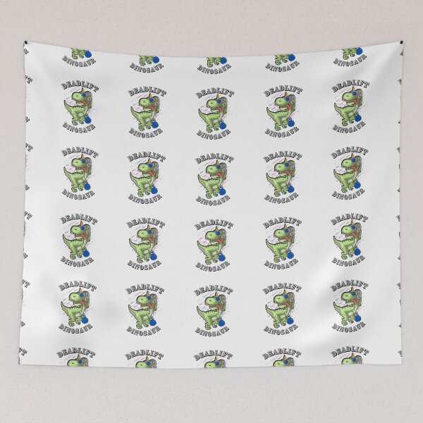 Item preview, Cool Deadlift Dinosaur At The Gym designed and sold by RihabPrint.