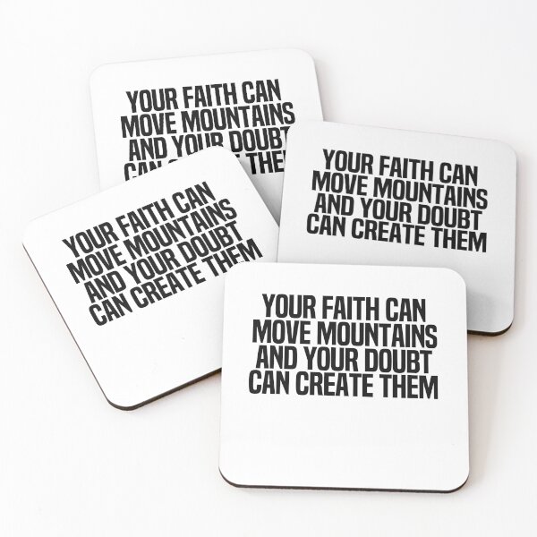 Item preview, Your Faith Can Move Mountains And Your Doubt Can Create Them designed and sold by melshirt-shop.