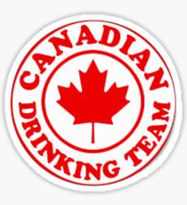 Canadian Drinking Team Sticker