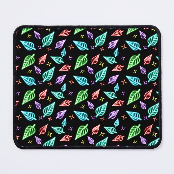 Item preview, Bright colorful neon leaves repeating pattern designed and sold by Designbyfia.