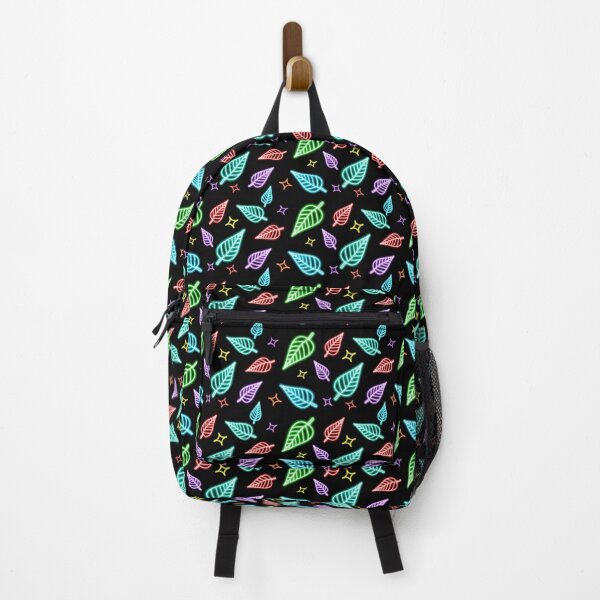 Item preview, Bright colorful neon leaves repeating pattern designed and sold by Designbyfia.
