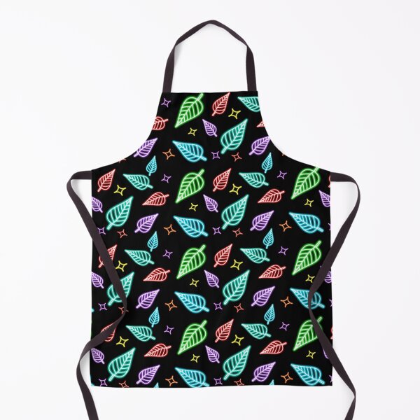 Item preview, Bright colorful neon leaves repeating pattern designed and sold by Designbyfia.