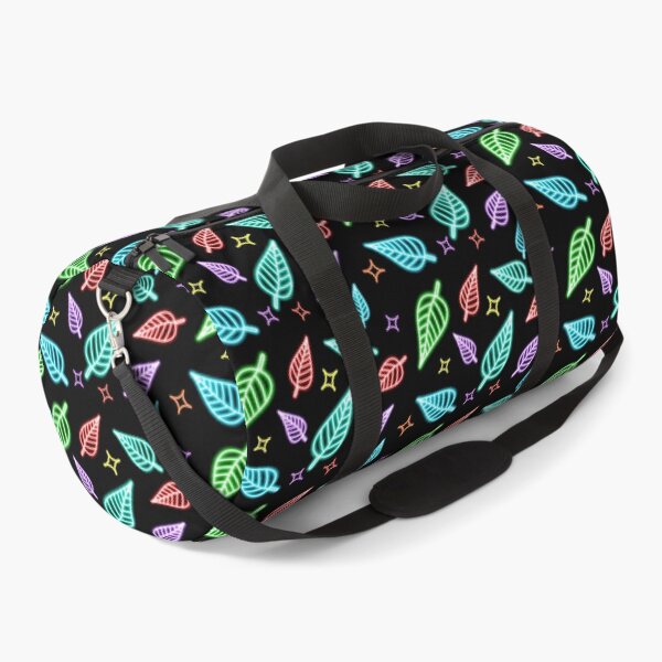 Item preview, Bright colorful neon leaves repeating pattern designed and sold by Designbyfia.