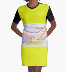 swimming in the id Graphic T-Shirt Dress