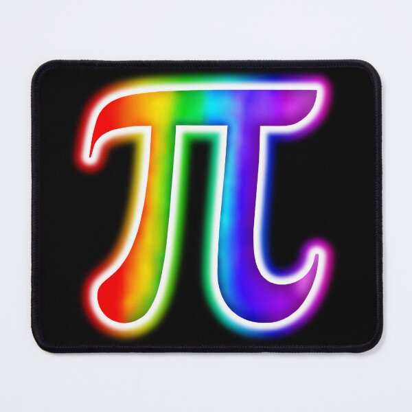 Item preview, Glowing Rainbow Pi Symbol designed and sold by Deborah Camp.