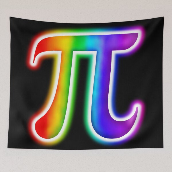 Item preview, Glowing Rainbow Pi Symbol designed and sold by Deborah Camp.