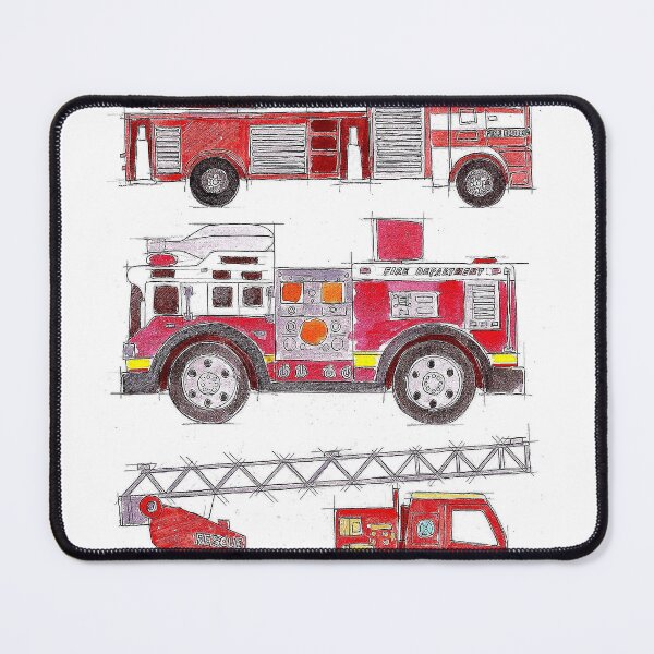 Item preview, Three fire engines designed and sold by Vicky Pratt.